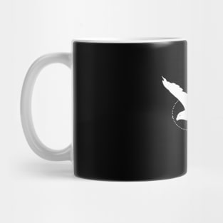 Geometric Crow Mug